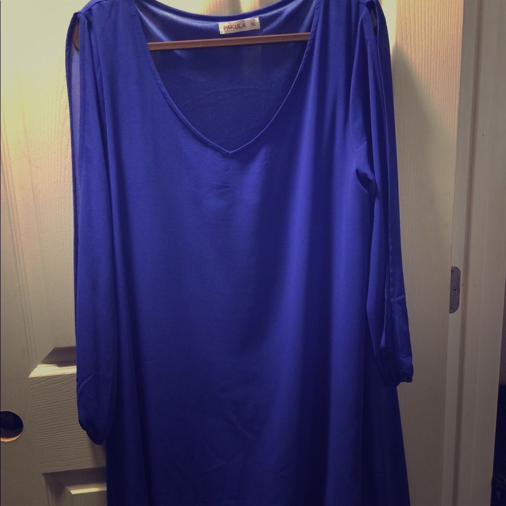 Sexy open sleeve dress